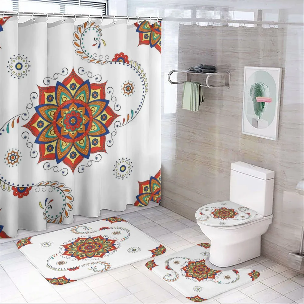 Lotus Inspired Swirled — 4-Piece Bathroom Set preview