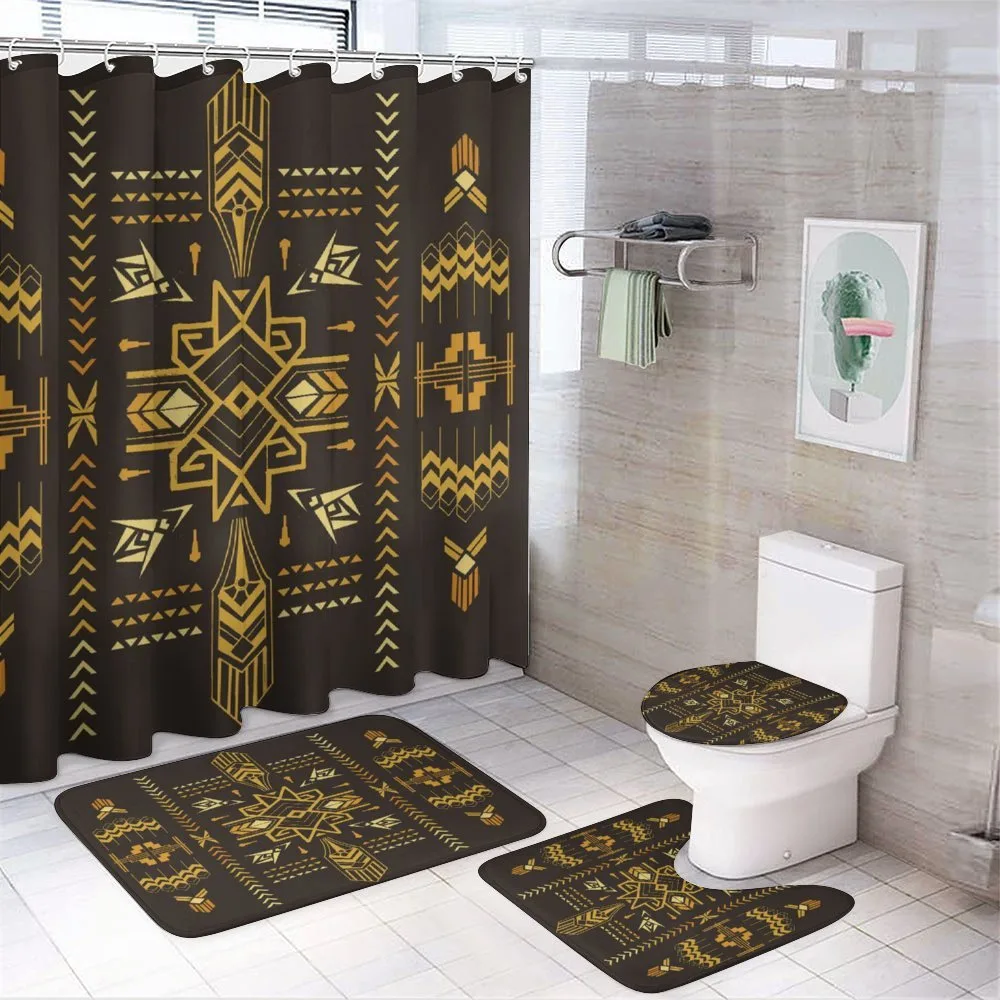 Tribal Vintage Aztec — 4-Piece Bathroom Set preview