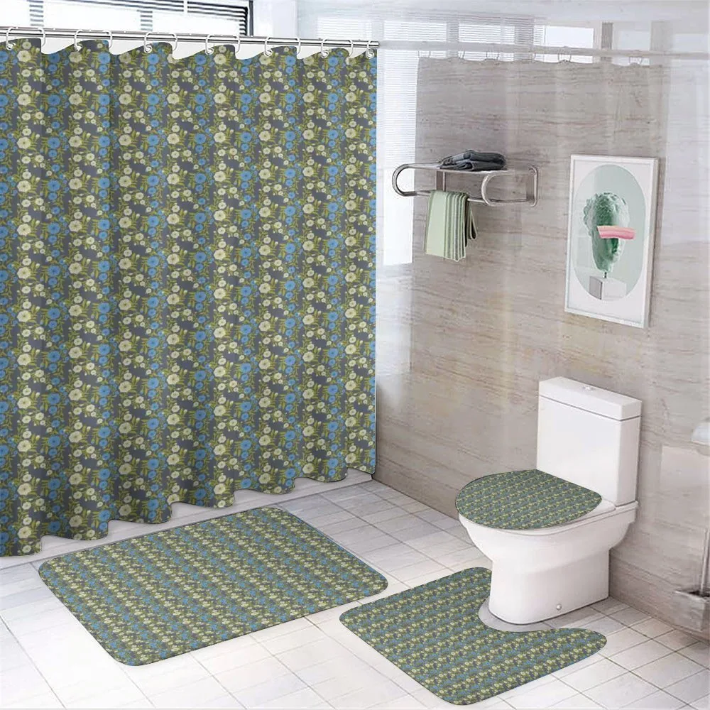 Bindweed Blooms — 4-Piece Bathroom Set preview