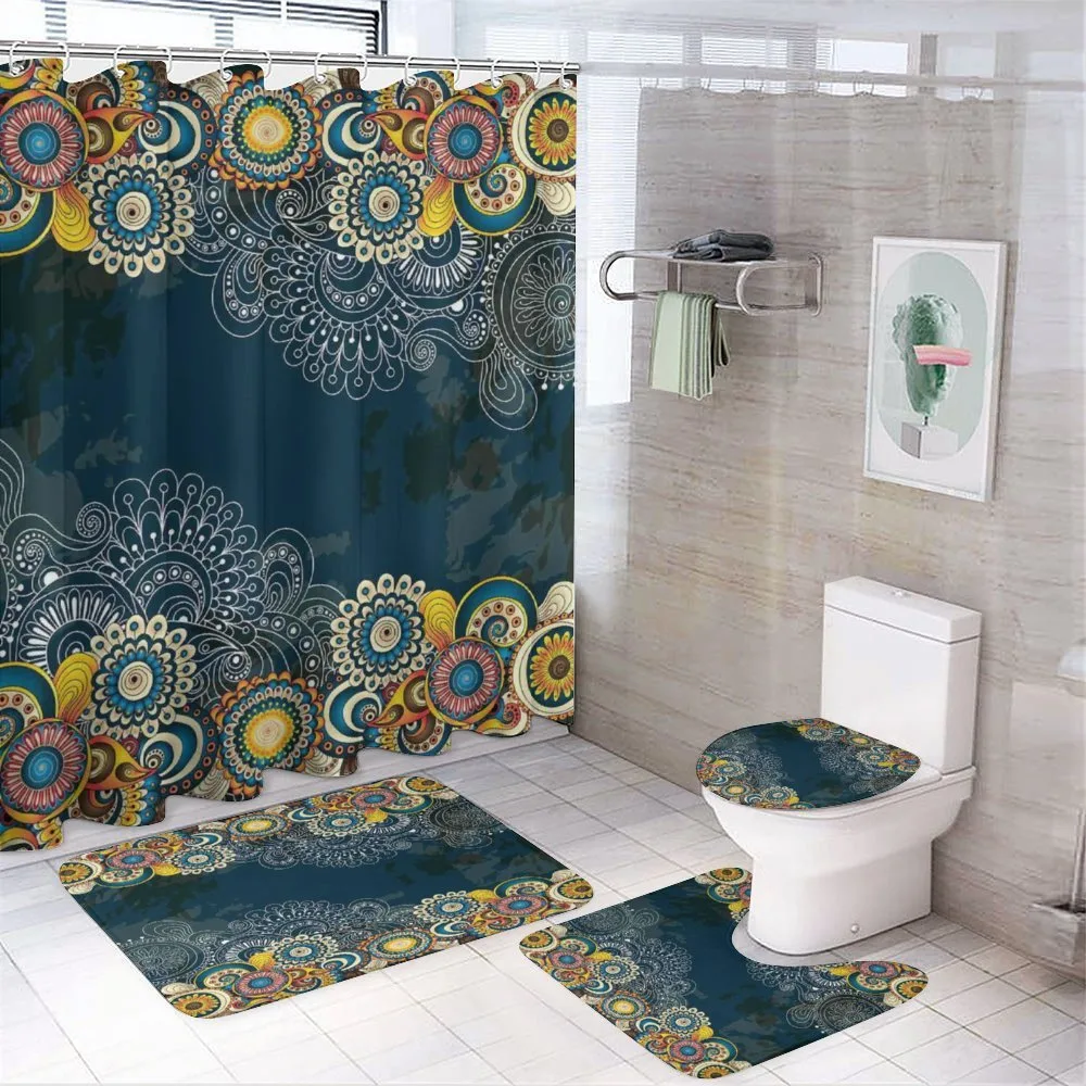 Mandala Paisley — 4-Piece Bathroom Set preview