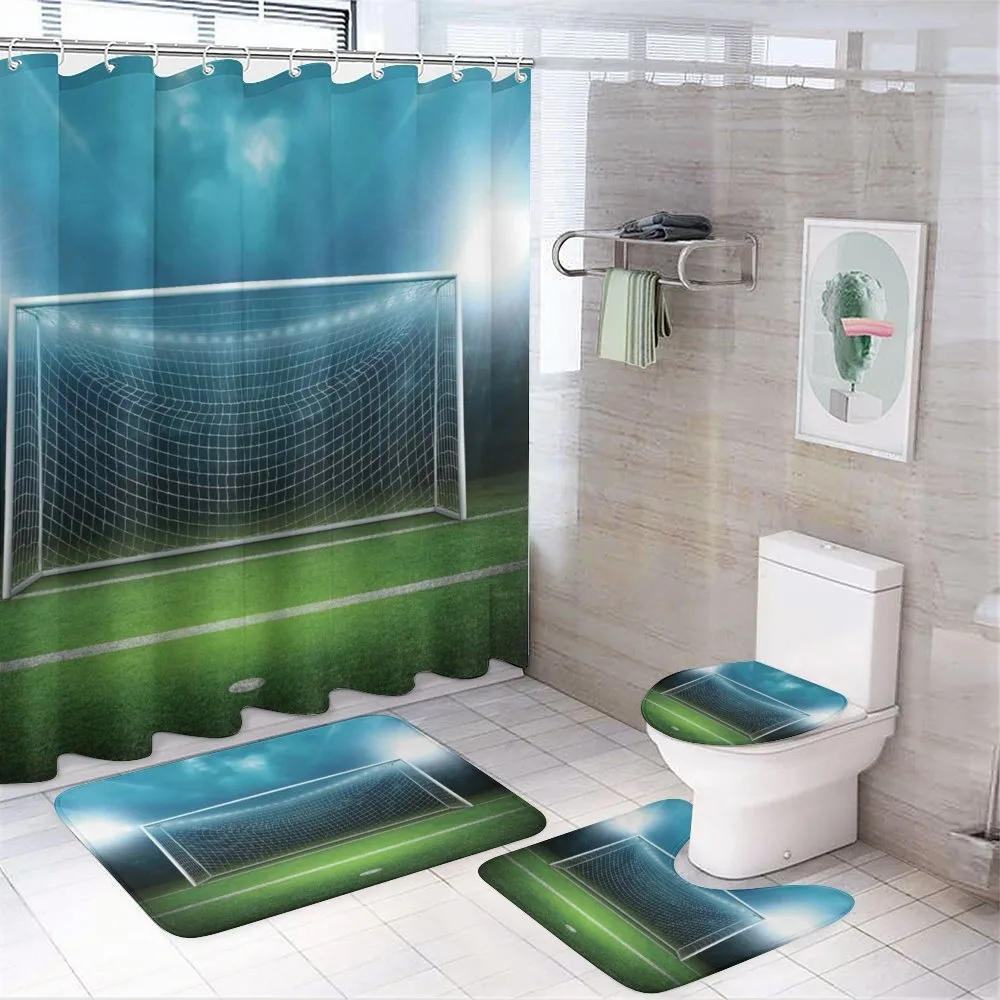 Soccer Football Game — 4-Piece Bathroom Set preview