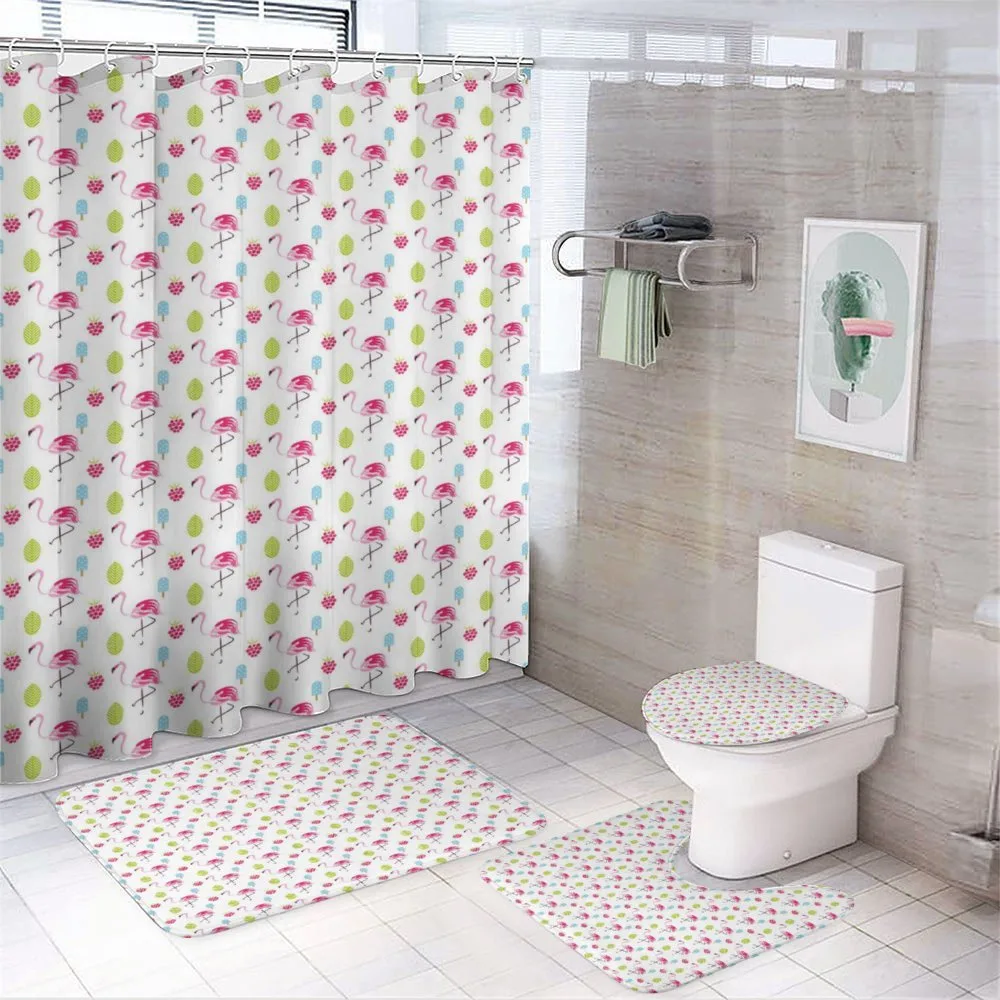 Summer Ice Cream Berry — 4-Piece Bathroom Set preview