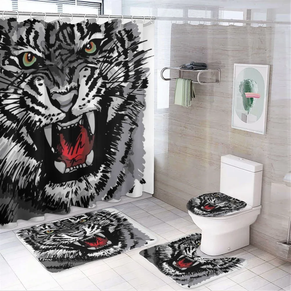 Tiger Roars — 4-Piece Bathroom Set preview