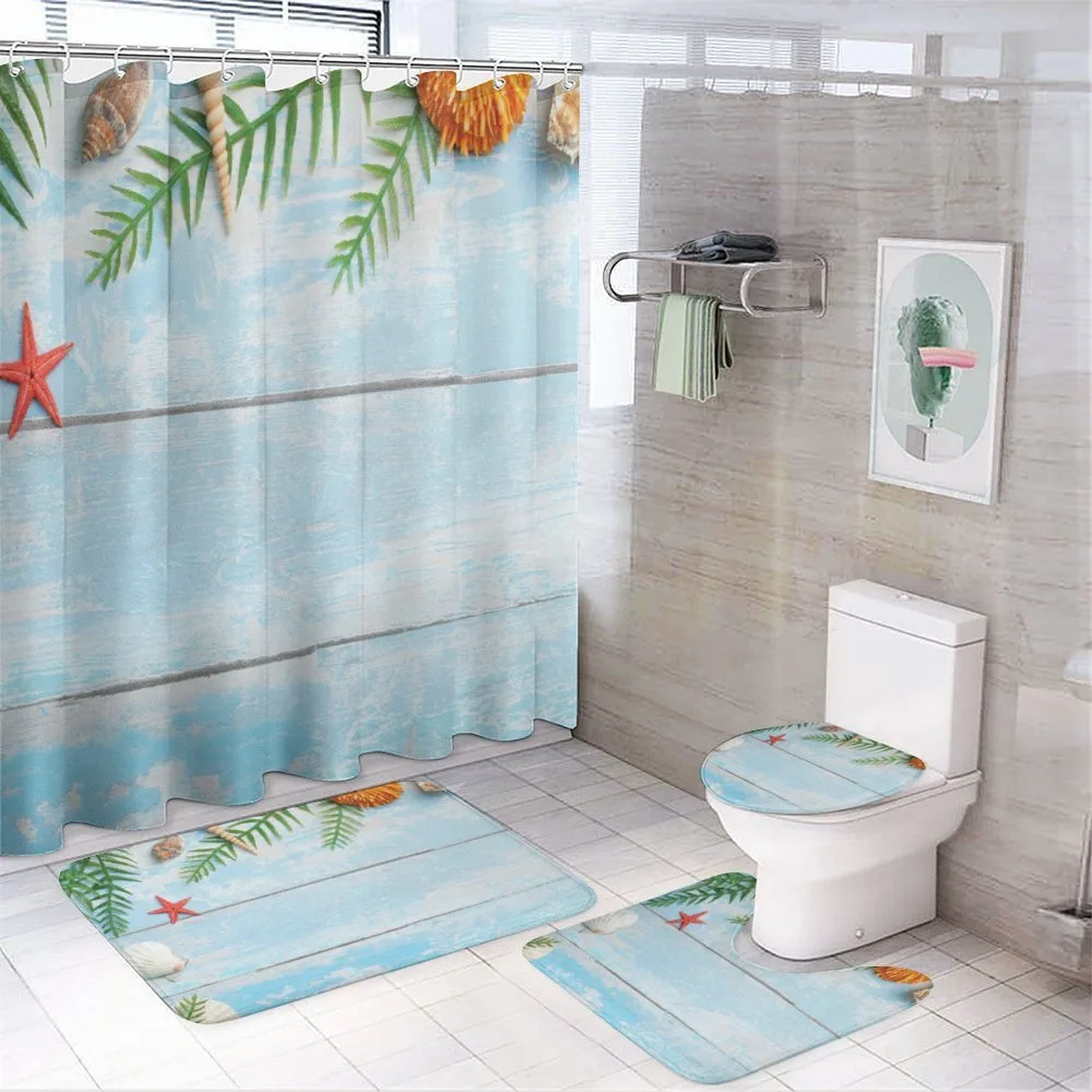 Fish Seashell Maritime — 4-Piece Bathroom Set preview
