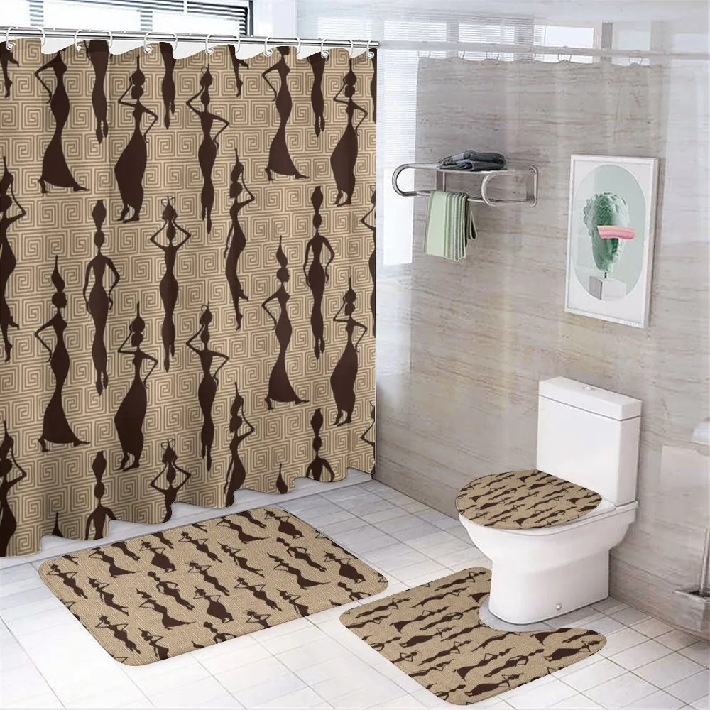 Woman Geometric — 4-Piece Bathroom Set preview