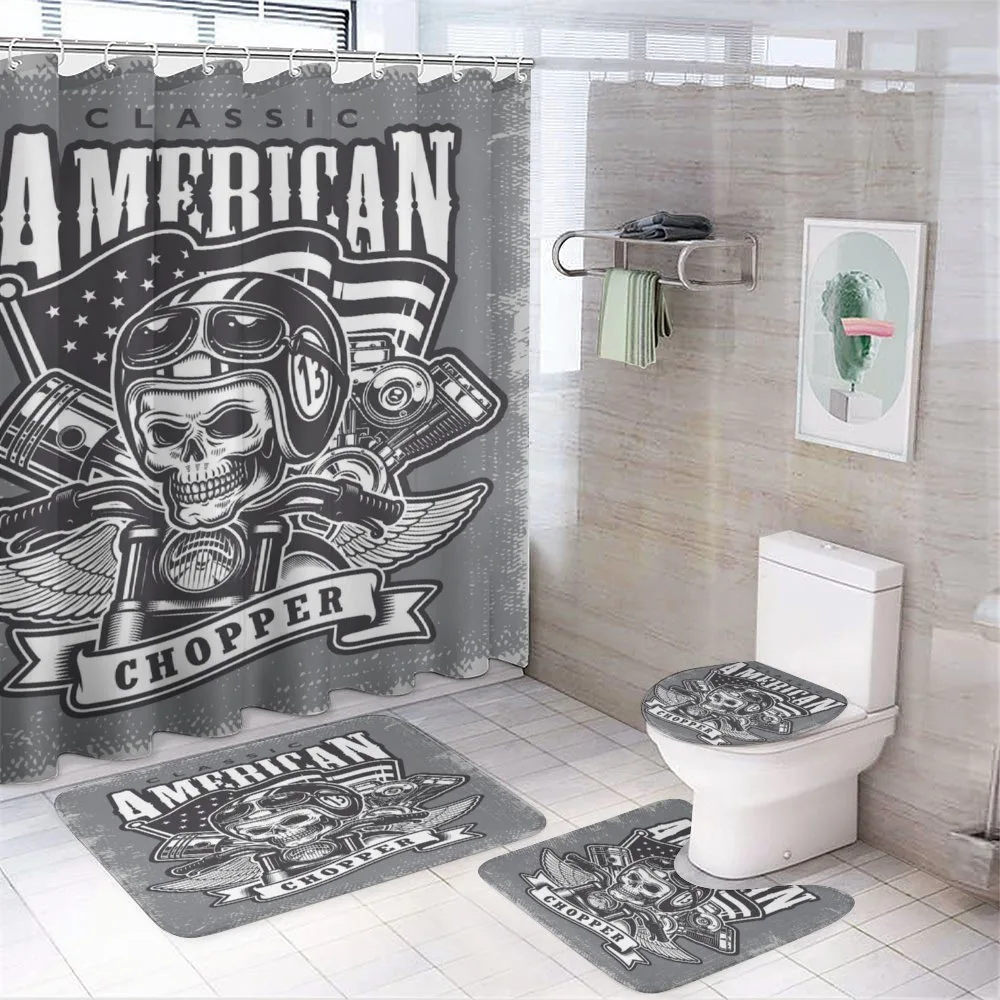 American Vintage Bike — 4-Piece Bathroom Set preview