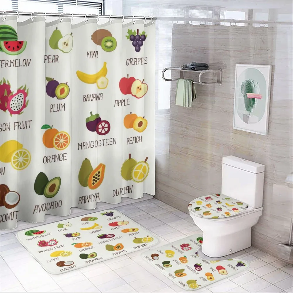 Apple Orange Coconut — 4-Piece Bathroom Set preview