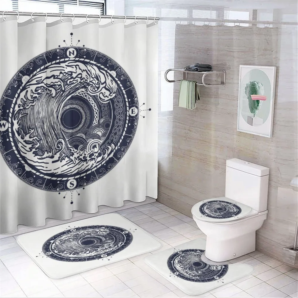 Sea Navigation Big Wave — 4-Piece Bathroom Set preview