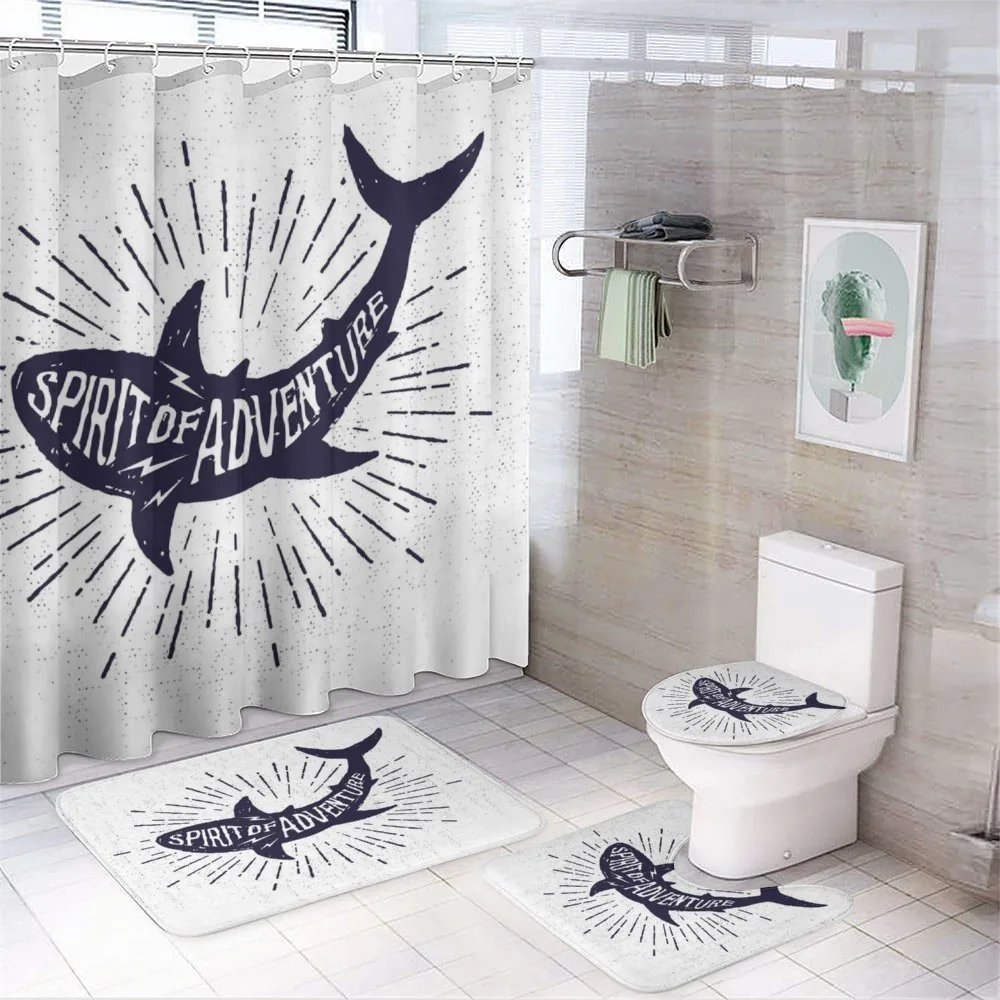 Spirit of Adventure Fish — 4-Piece Bathroom Set preview