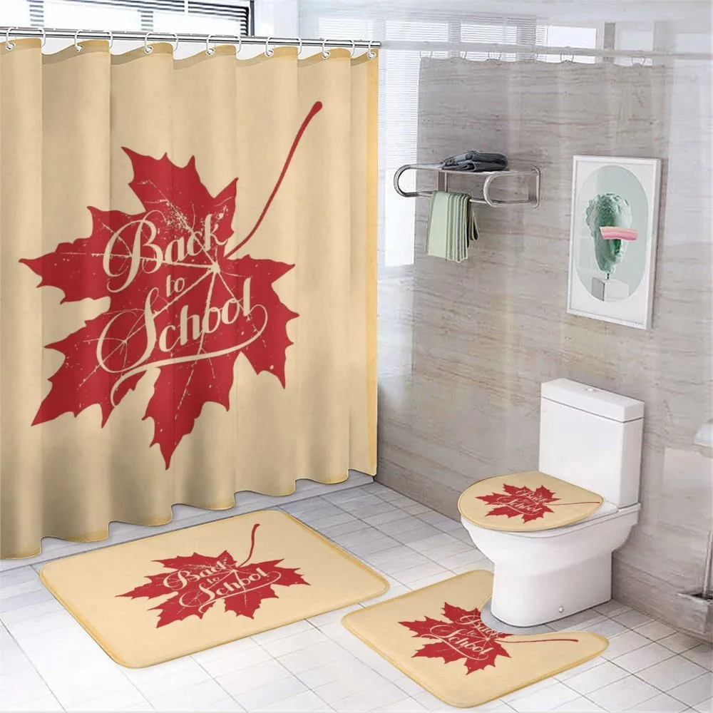 Back to School Autumn — 4-Piece Bathroom Set preview