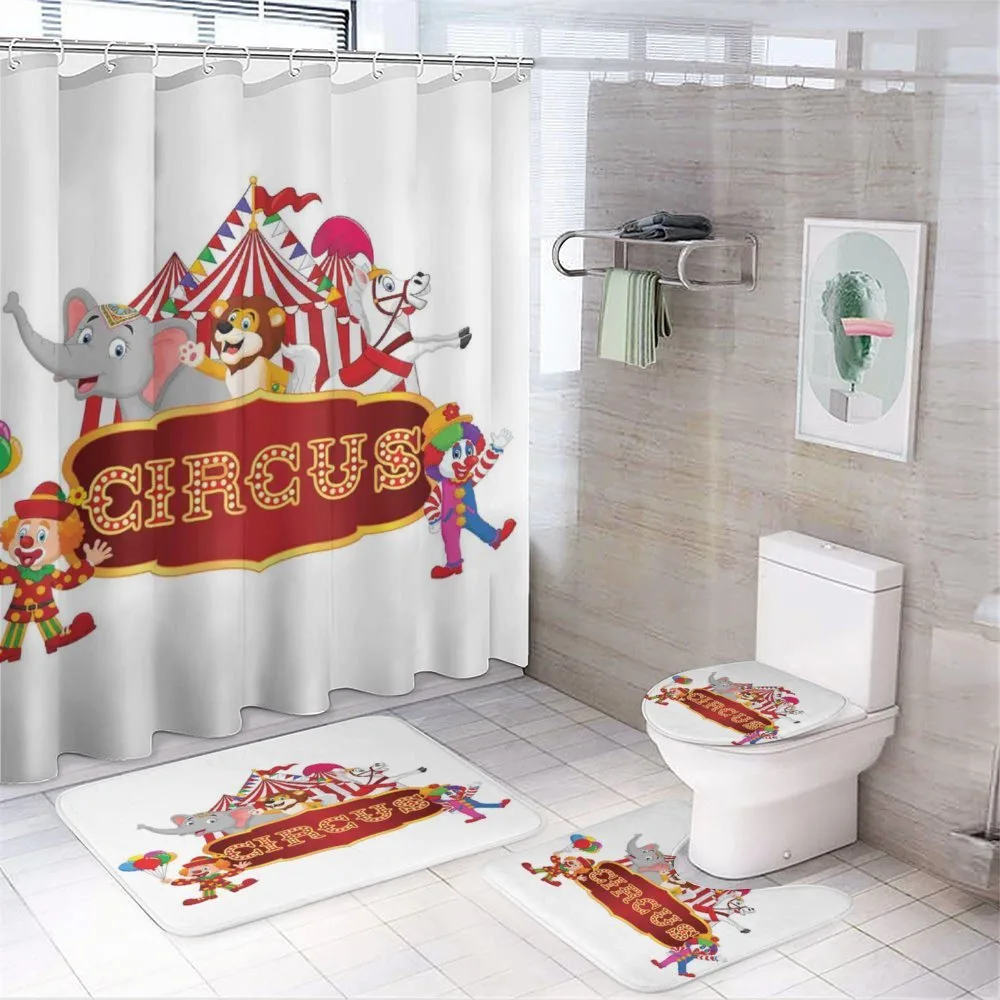 Nostalgic Circus Tent — 4-Piece Bathroom Set preview