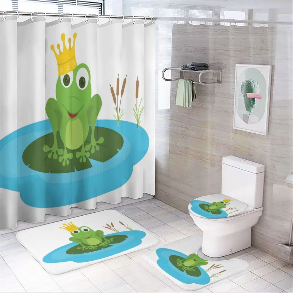 Prince Animal Big Leaf Pond — 4-Piece Bathroom Set preview
