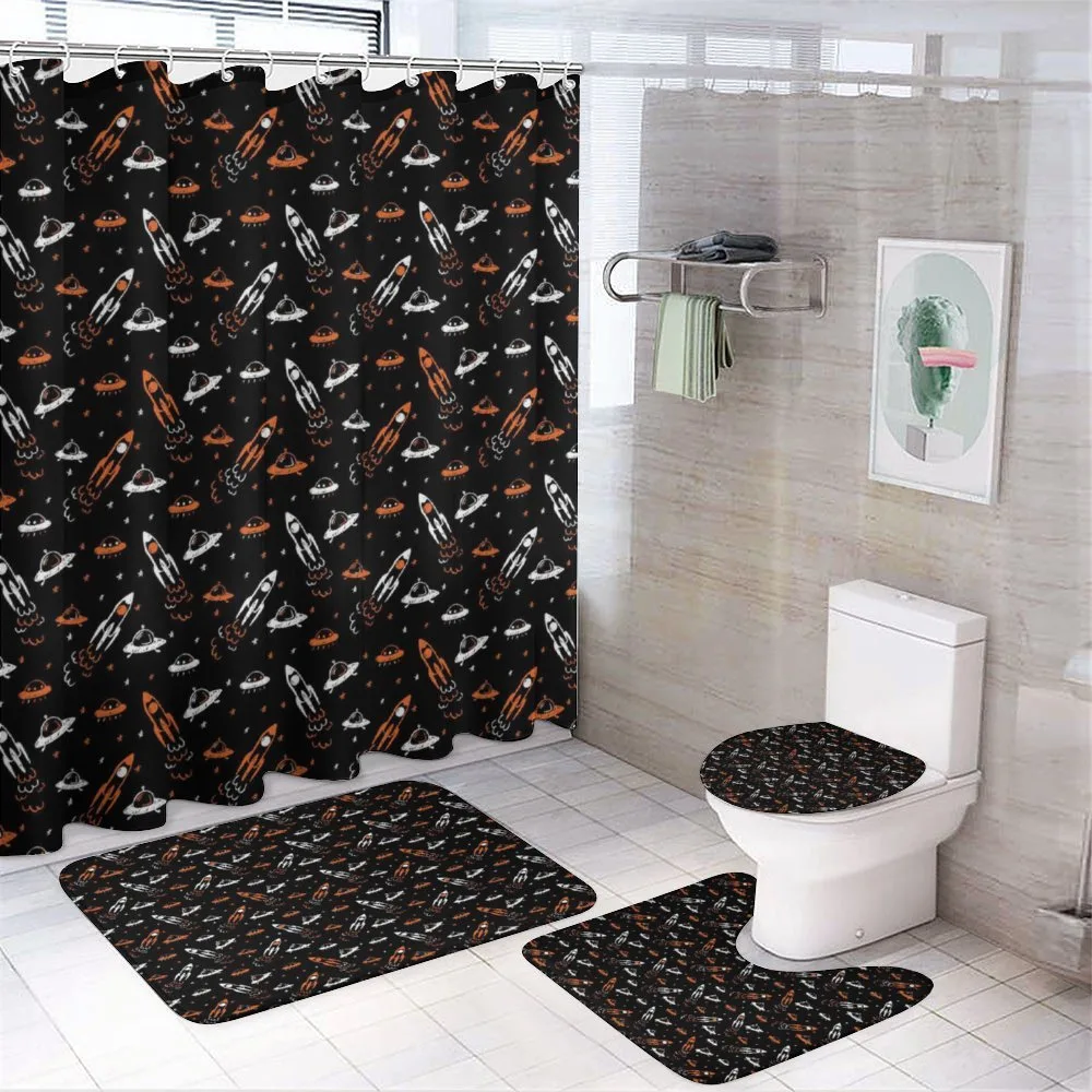 Traveling into the Cosmos — 4-Piece Bathroom Set preview