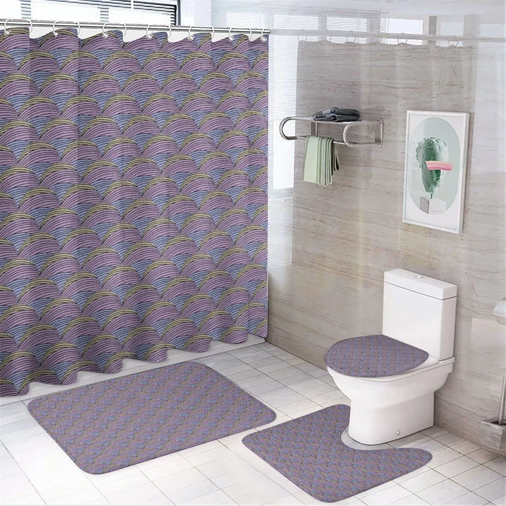 Creative Nested Rounds — 4-Piece Bathroom Set preview