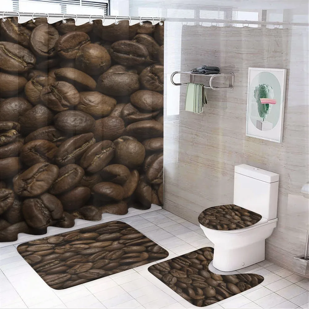 Fresh Decaf Flavored Joe — 4-Piece Bathroom Set preview