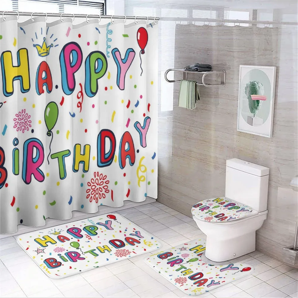 Letters Greeting — 4-Piece Bathroom Set preview