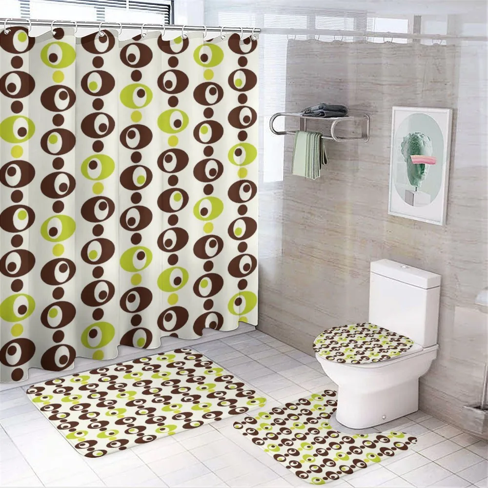 Ornate Trippy Sixties — 4-Piece Bathroom Set preview