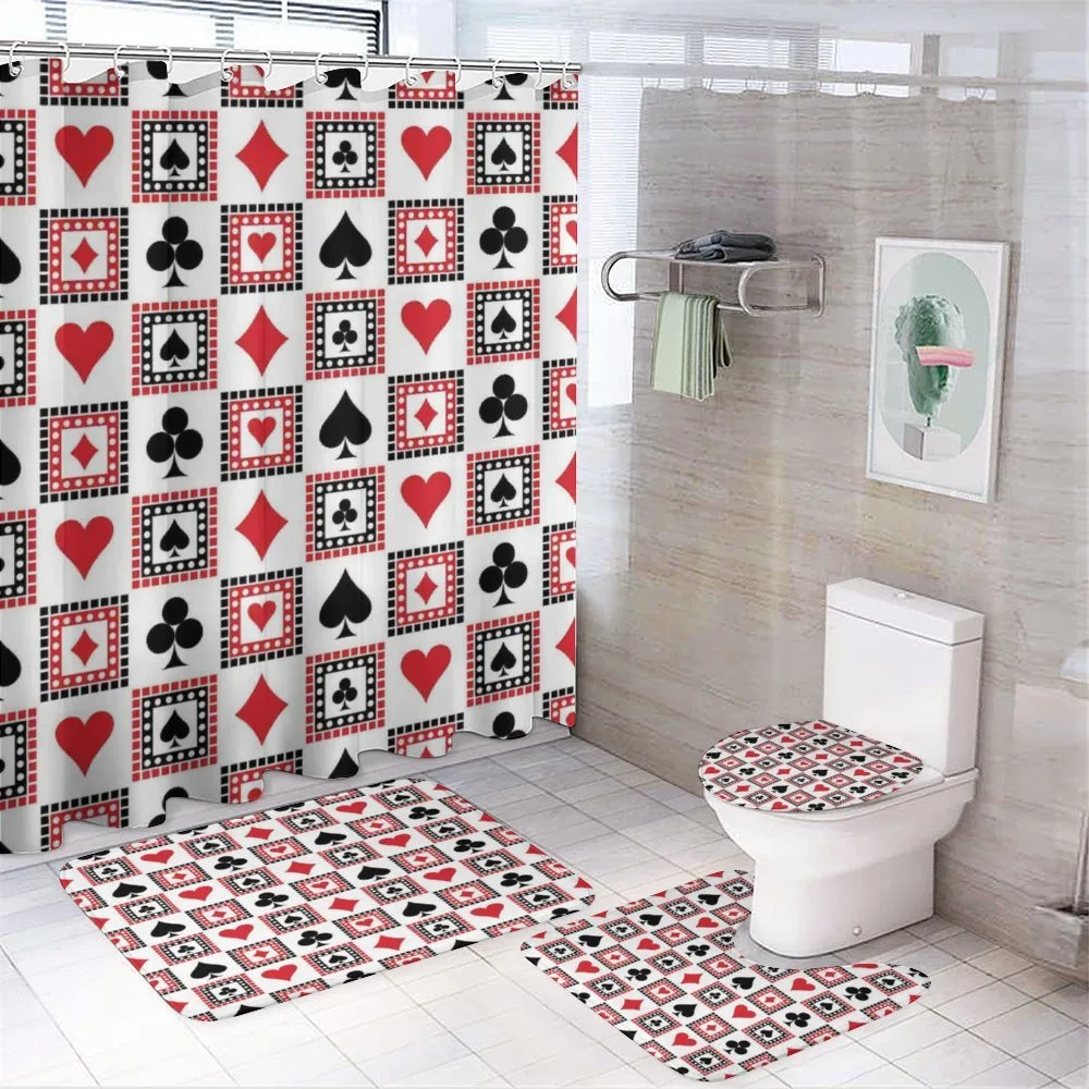 Playing Cards — 4-Piece Bathroom Set preview