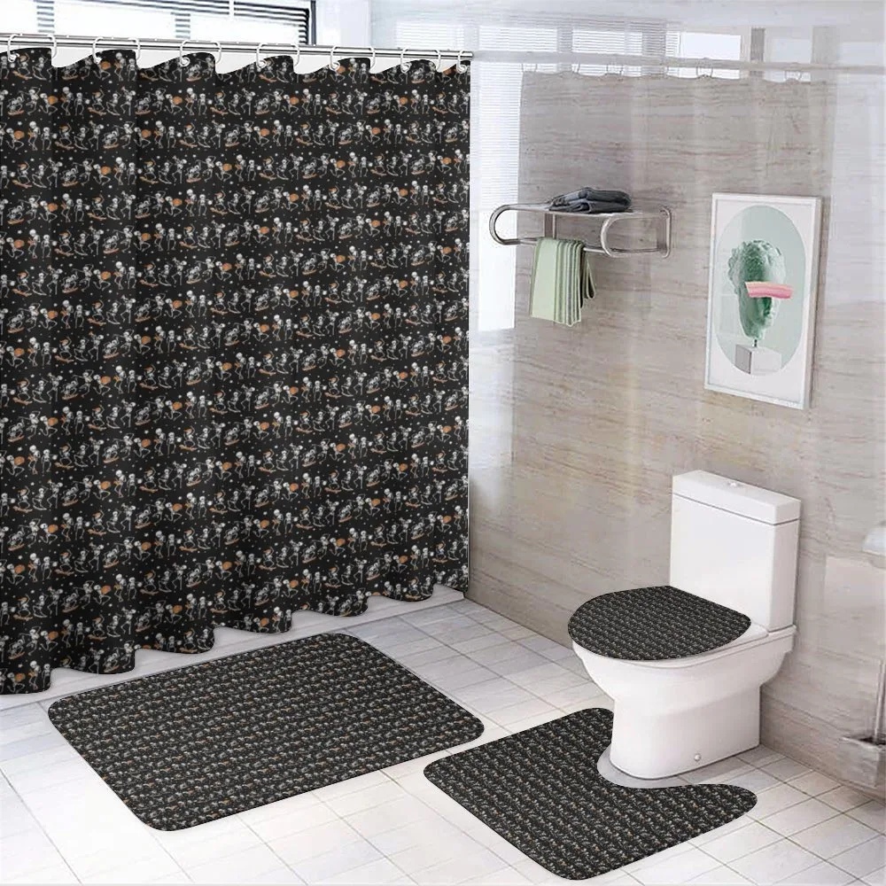 Skeletons Carnival — 4-Piece Bathroom Set preview