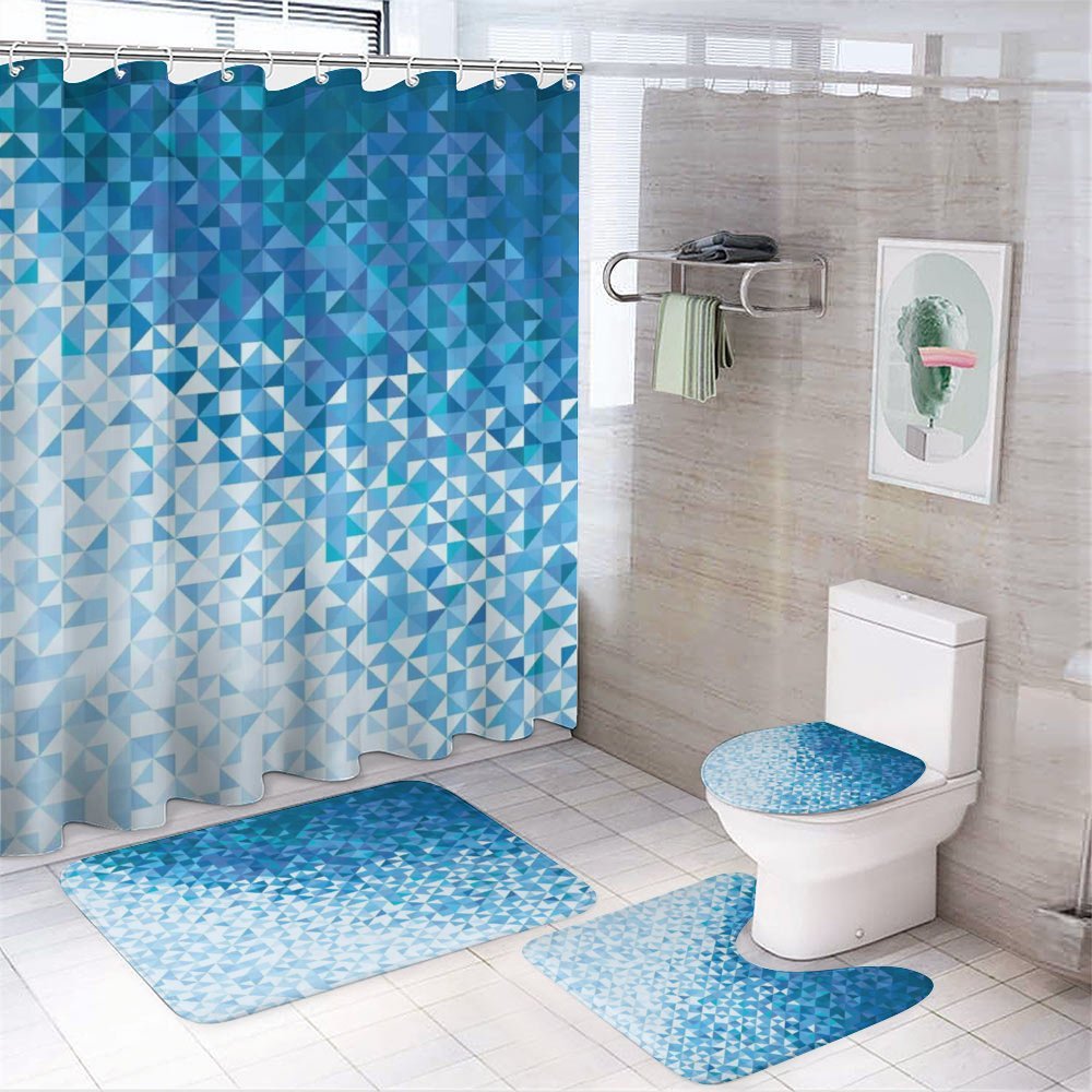 Digital Ombre Mosaic — 4-Piece Bathroom Set preview