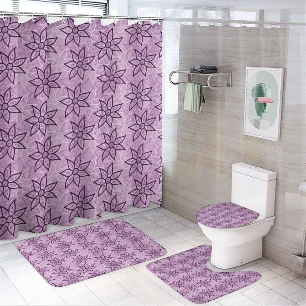 Flower Spring Charm — 4-Piece Bathroom Set preview