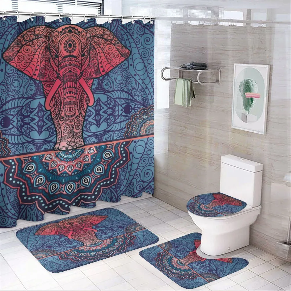 Oriental Sprials Cosmos 4-Piece Bathroom Set product video