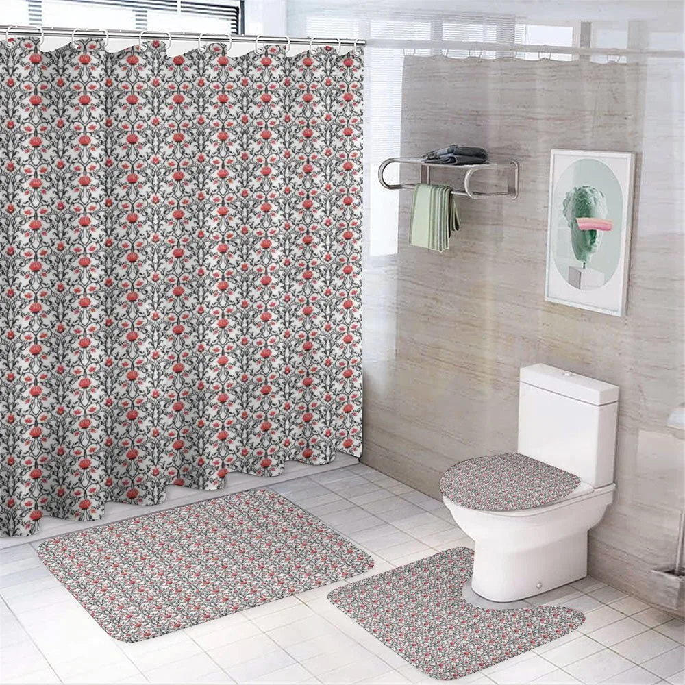 Rococo Tulip Bloom 4-Piece Bathroom Set product video
