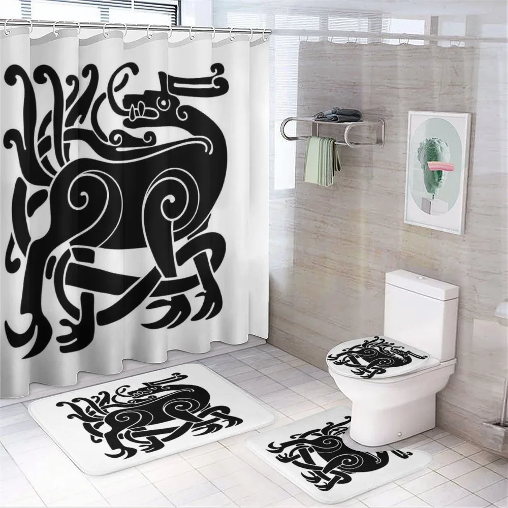 Samhain Celtic Deer — 4-Piece Bathroom Set preview