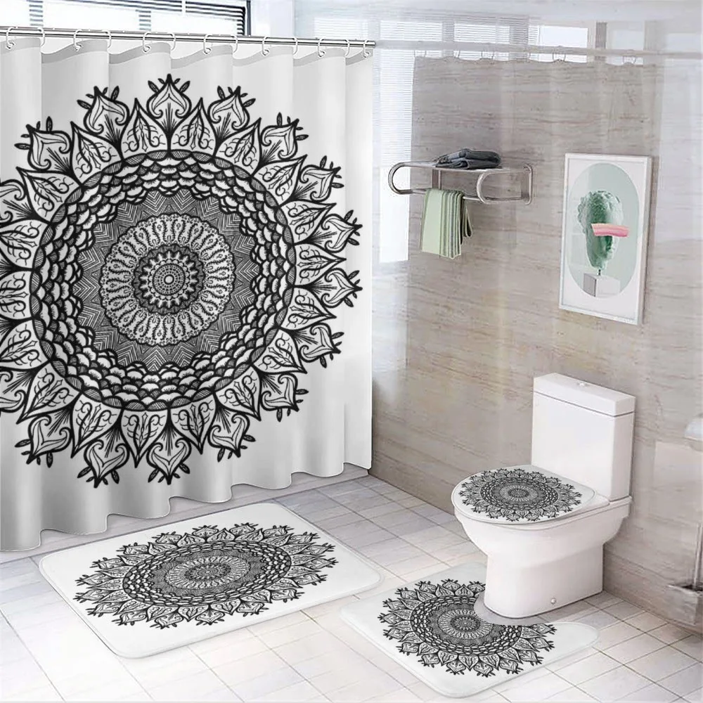 Tribal Flower — 4-Piece Bathroom Set preview