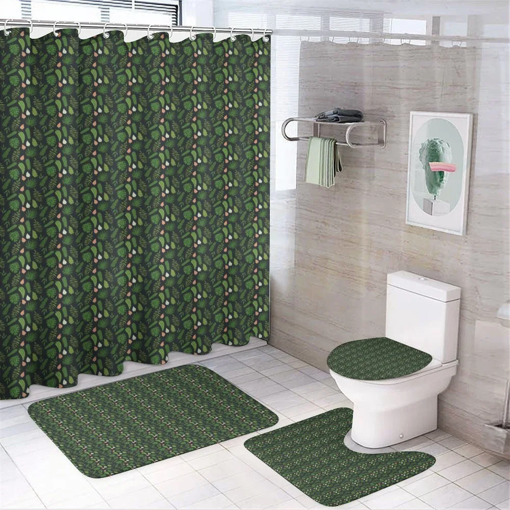Various Jungle Plantation — 4-Piece Bathroom Set preview