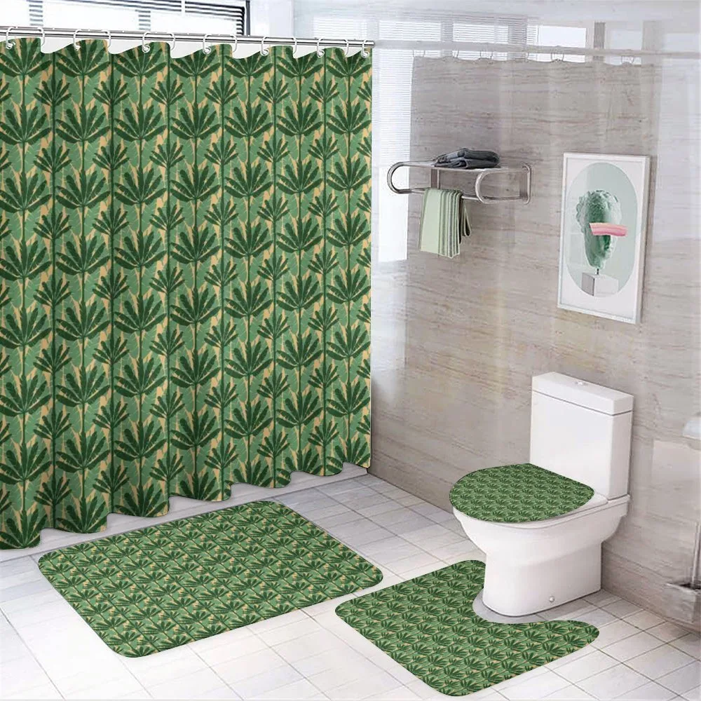 Windmill Palm Trees — 4-Piece Bathroom Set preview