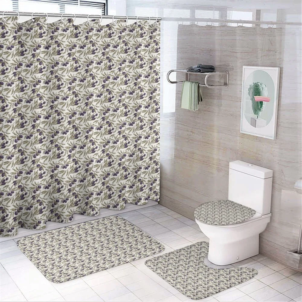 Botanical with Leaves — 4-Piece Bathroom Set preview
