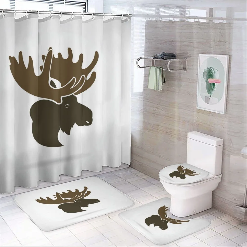 Canadian Deer Head — 4-Piece Bathroom Set preview