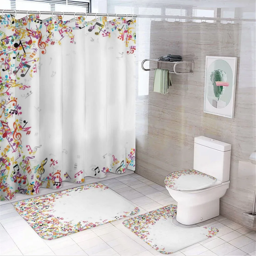 Colorful Festival Frame — 4-Piece Bathroom Set preview