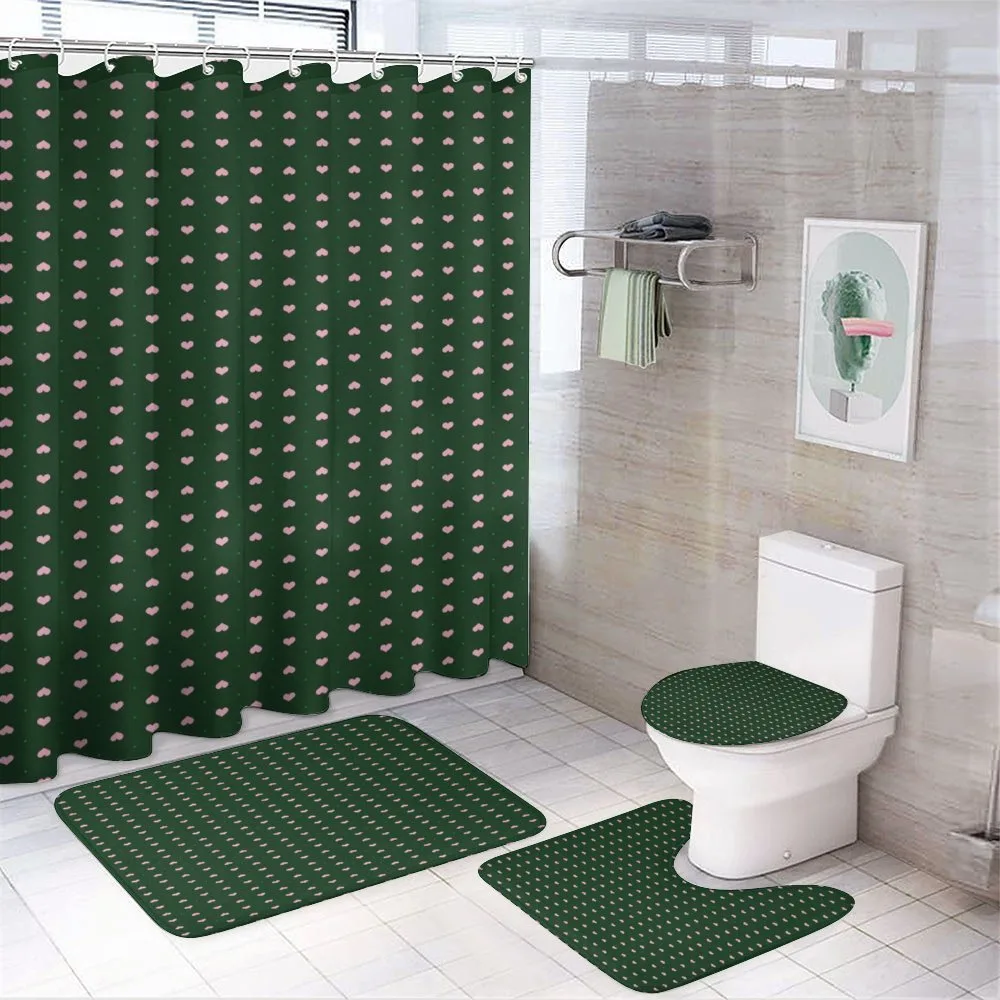 Hearts and Spots — 4-Piece Bathroom Set preview