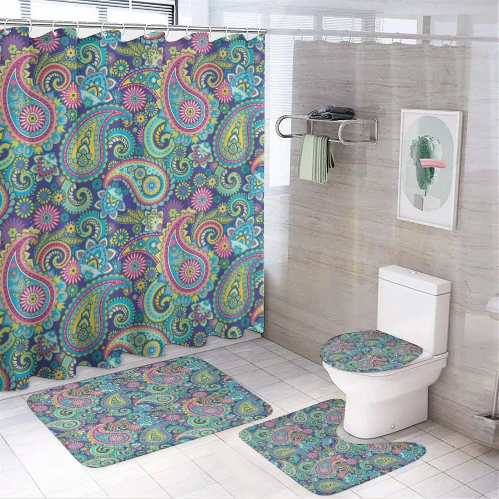 Bohem Colorful — 4-Piece Bathroom Set preview