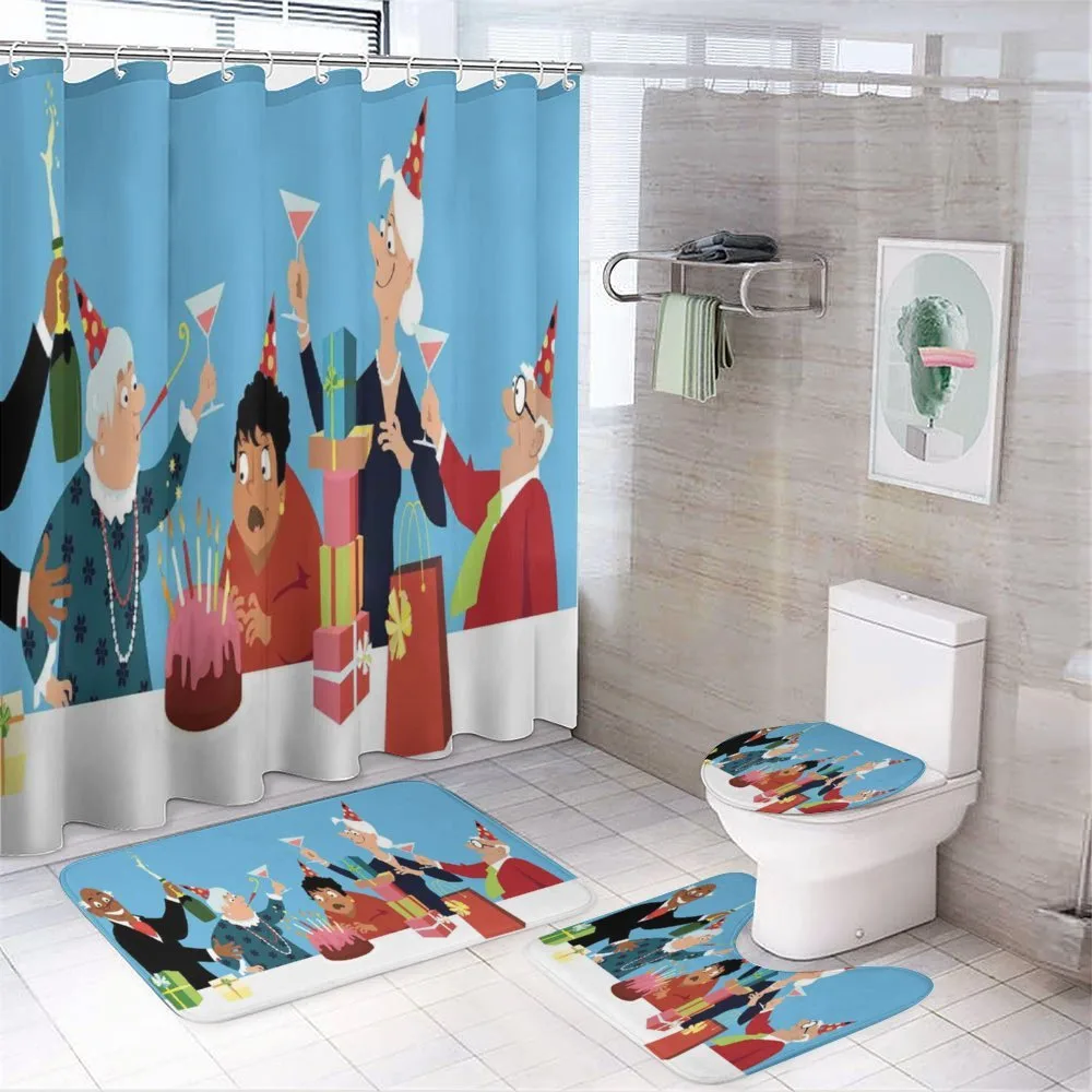 Cake Gifts Champagne 4-Piece Bathroom Set product video