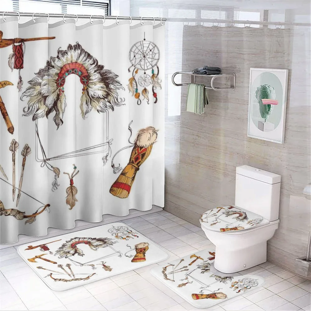 Chef Old Feather — 4-Piece Bathroom Set preview
