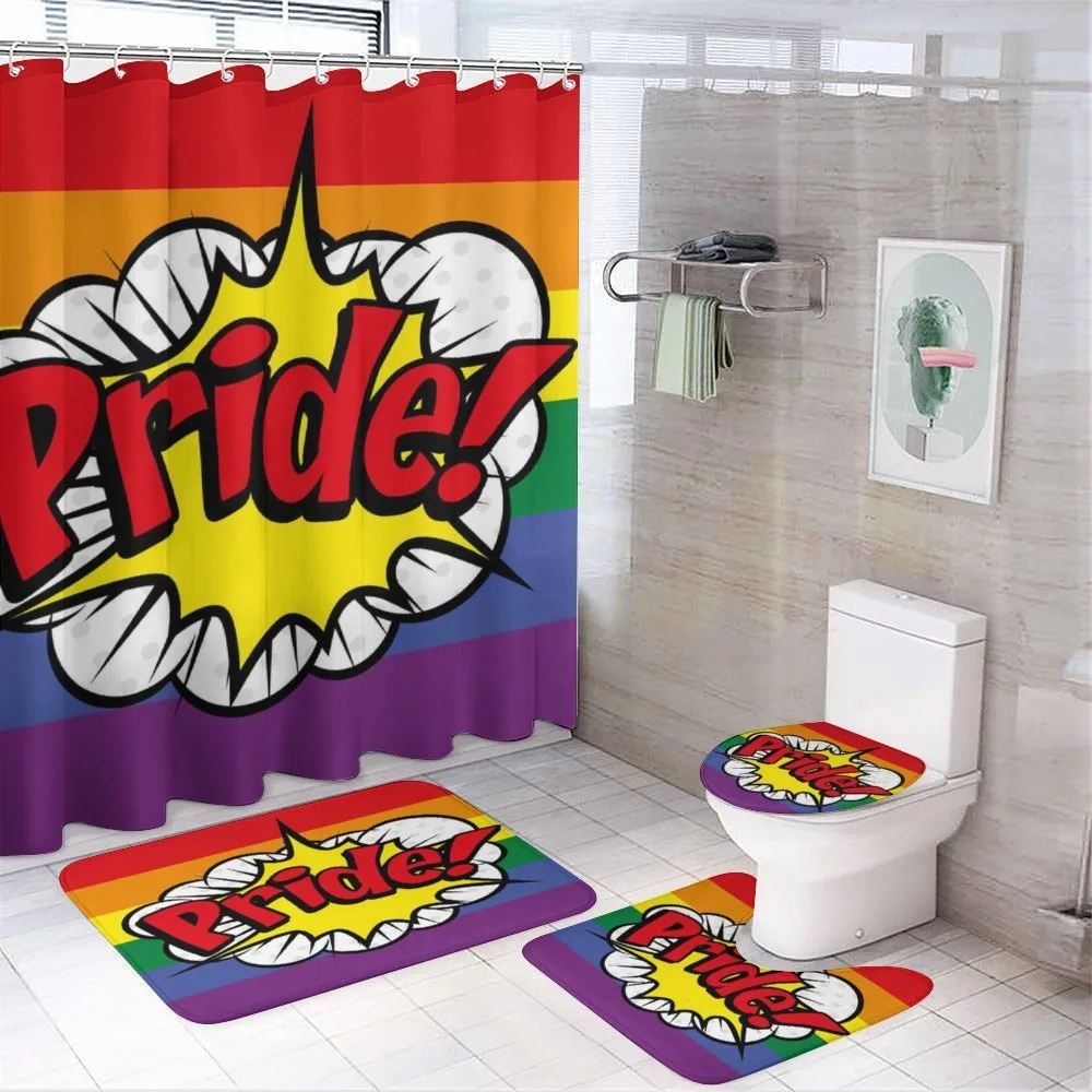 Pop Art Comics Pride — 4-Piece Bathroom Set preview