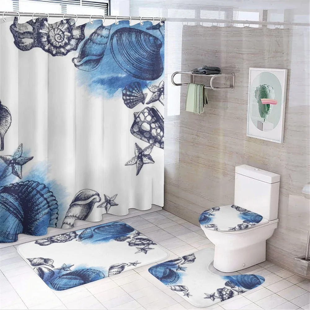 Sealife Sea Shells Sand — 4-Piece Bathroom Set preview