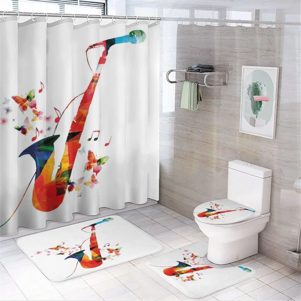 Butterfly Orchestra Jazz — 4-Piece Bathroom Set preview