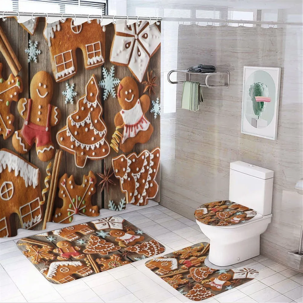 Cookies Snow — 4-Piece Bathroom Set preview