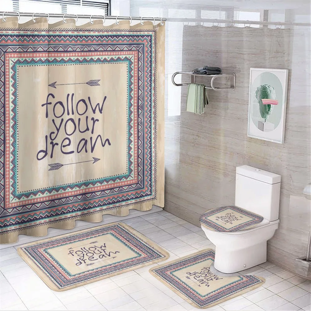 Inspirational Aztec Art — 4-Piece Bathroom Set preview
