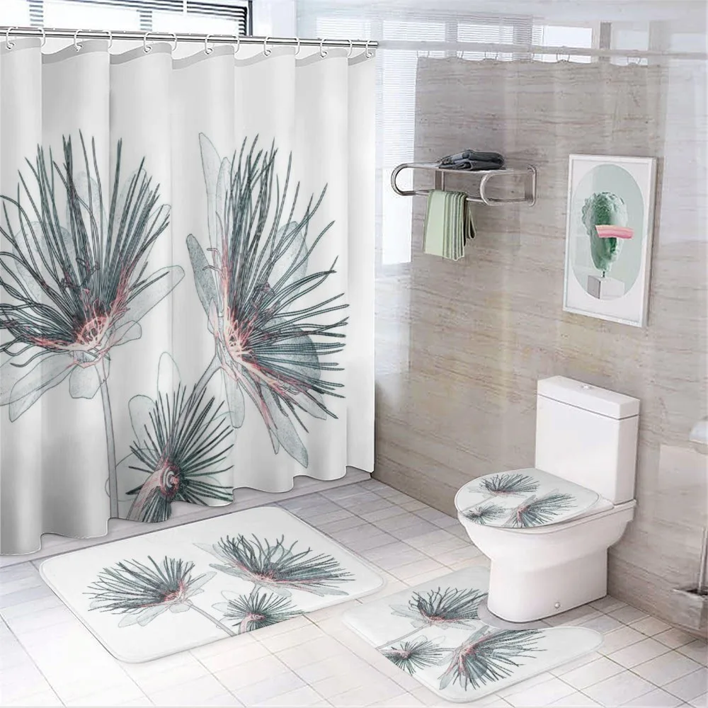 Xtray Effect Passion Flower — 4-Piece Bathroom Set preview