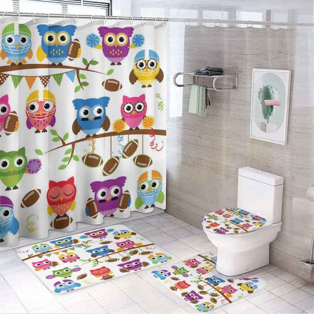 Cheerleader League Team 4-Piece Bathroom Set product video
