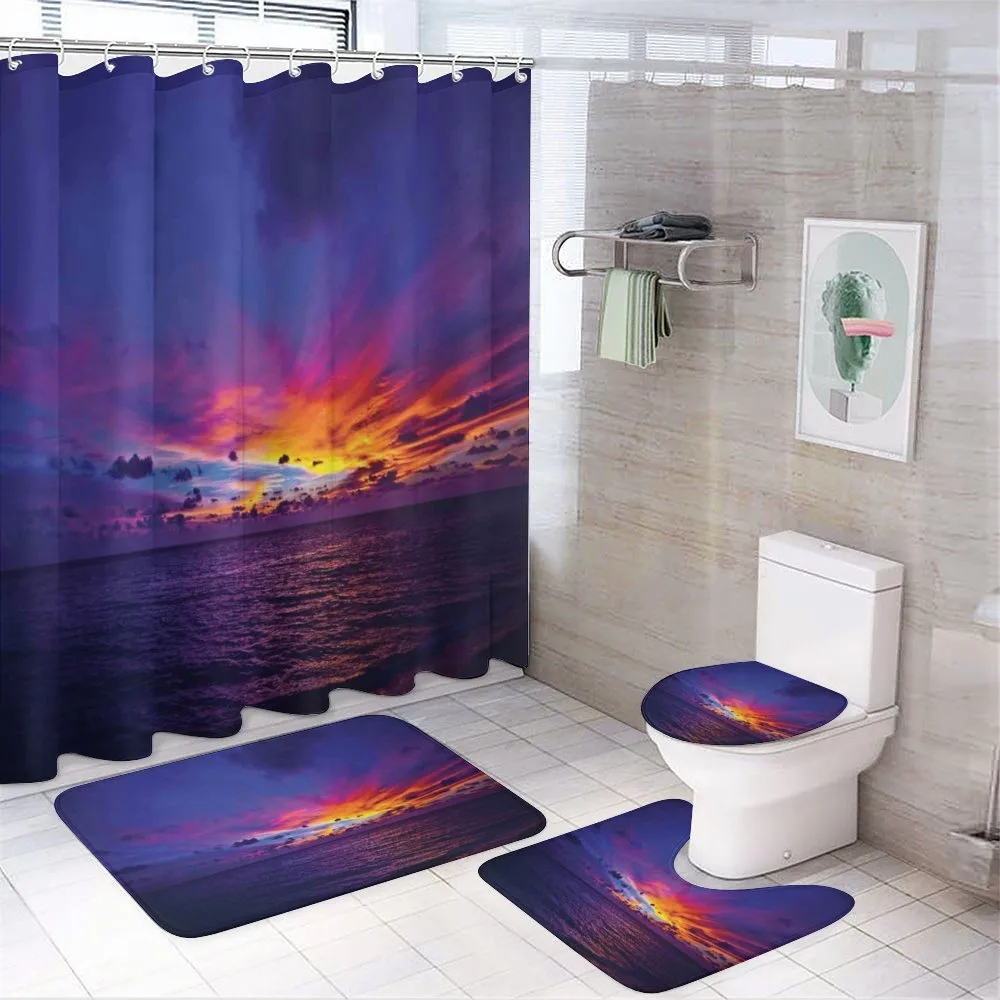 Dream Sunset Magenta — 4-Piece Bathroom Set preview