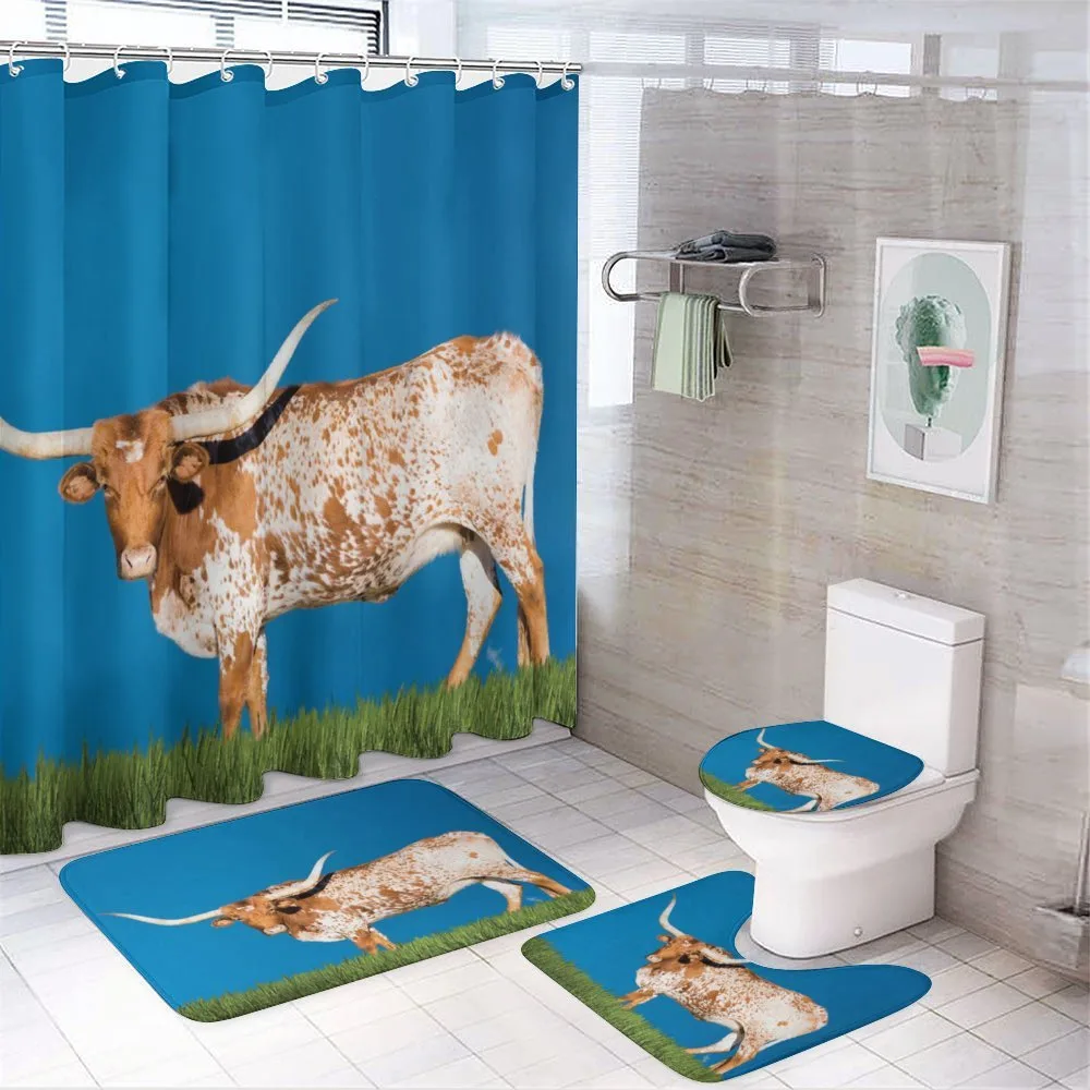 Female Cow and Open Sky — 4-Piece Bathroom Set preview