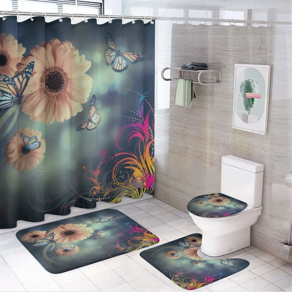 Gerber Petals Butterflies — 4-Piece Bathroom Set preview
