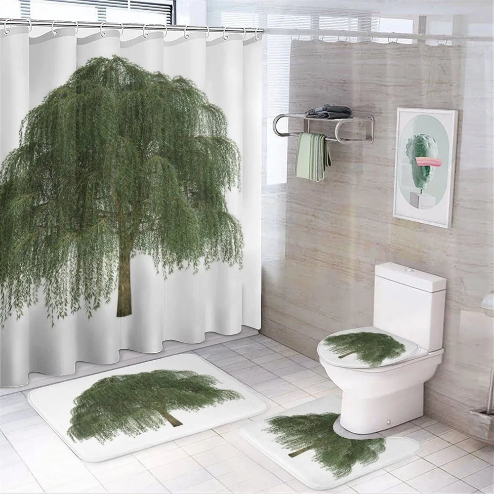 Joyous Botanical Leaves — 4-Piece Bathroom Set preview