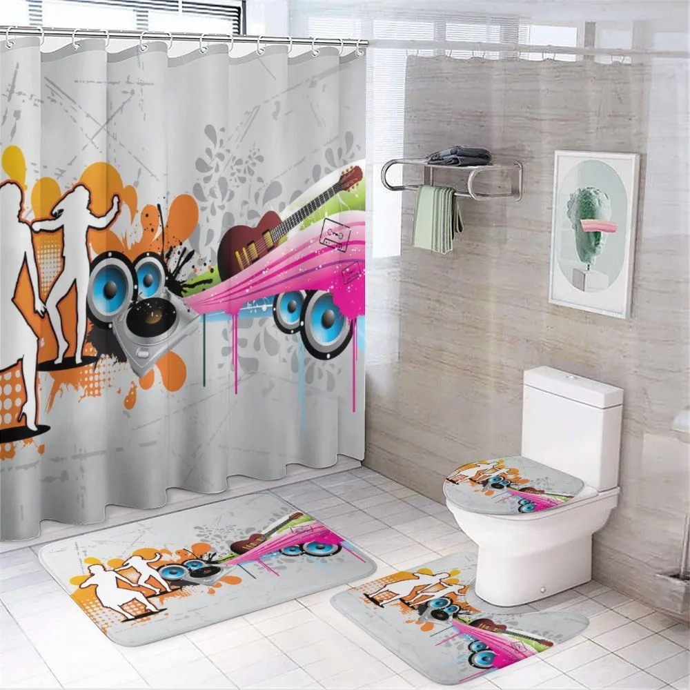 Music Funky Urban Nights — 4-Piece Bathroom Set preview